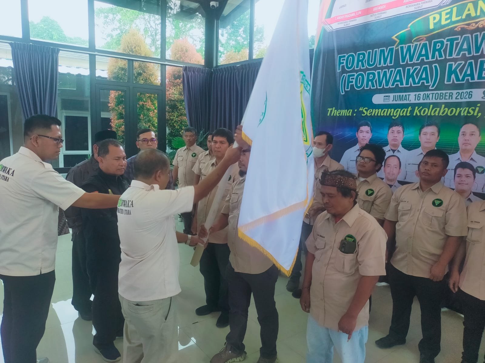 Forwaka Dairi Resmi Dilantik, Irfandi Tekankan Profesionalisme Jurnalis dan Perlindungan Hukum