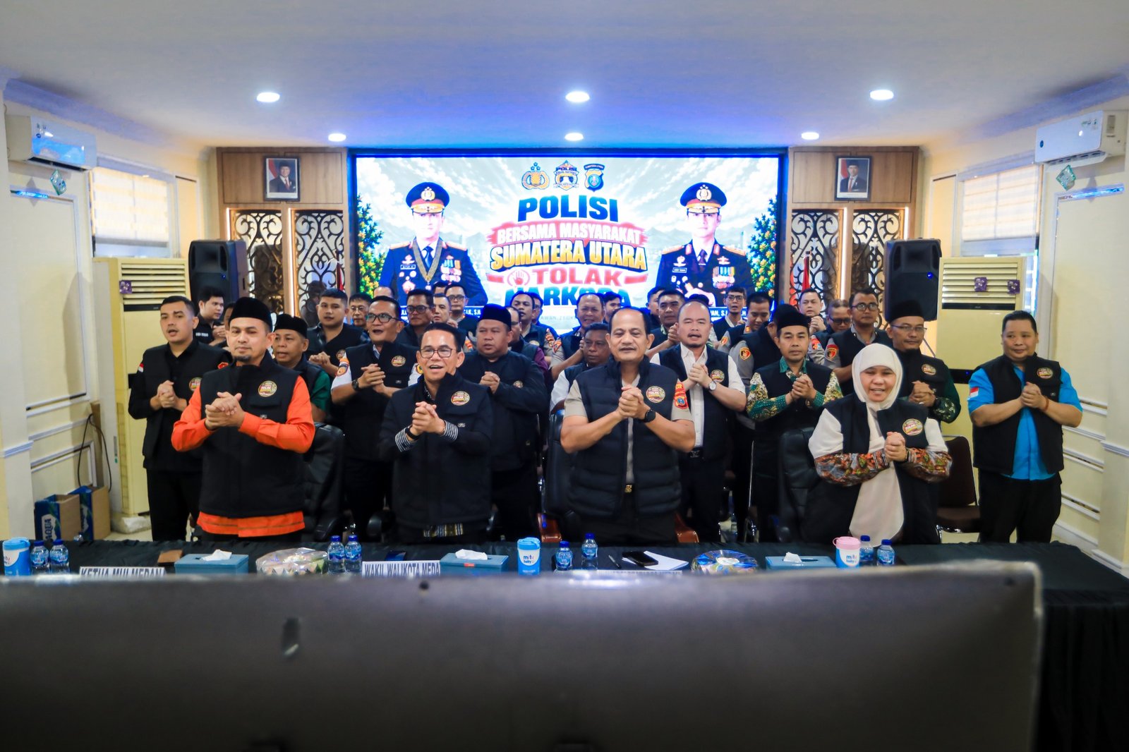 Secara Virtual, Zakiyuddin Harahap Ikuti Press Conference Kapolri dan Deklarasi Polisi Bersama Masyarakat Menolak Narkoba